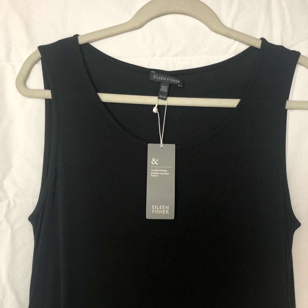 Eileen Fisher black dress